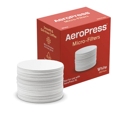 Aeropress micro-filters with a red box on a white background