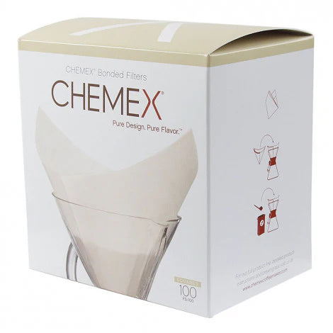 Chemex coffee filter packaging on a white background